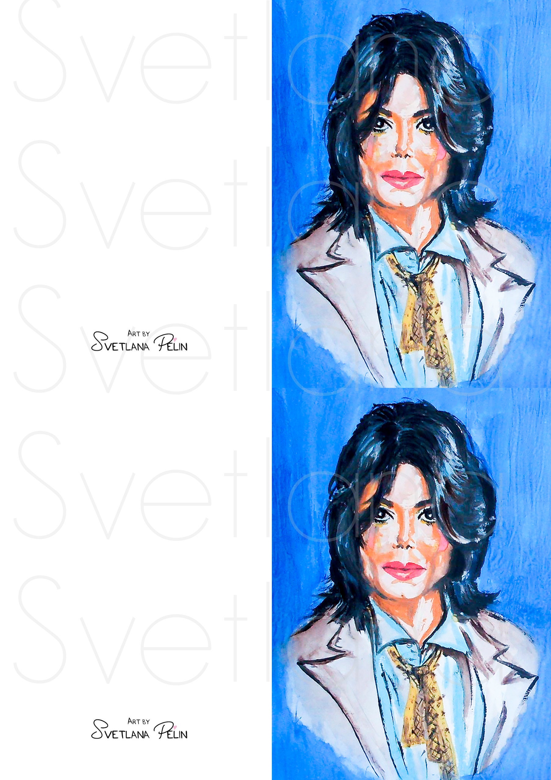 6 Printable Cards A6 Michael Jackson Singer Vocalist - Etsy