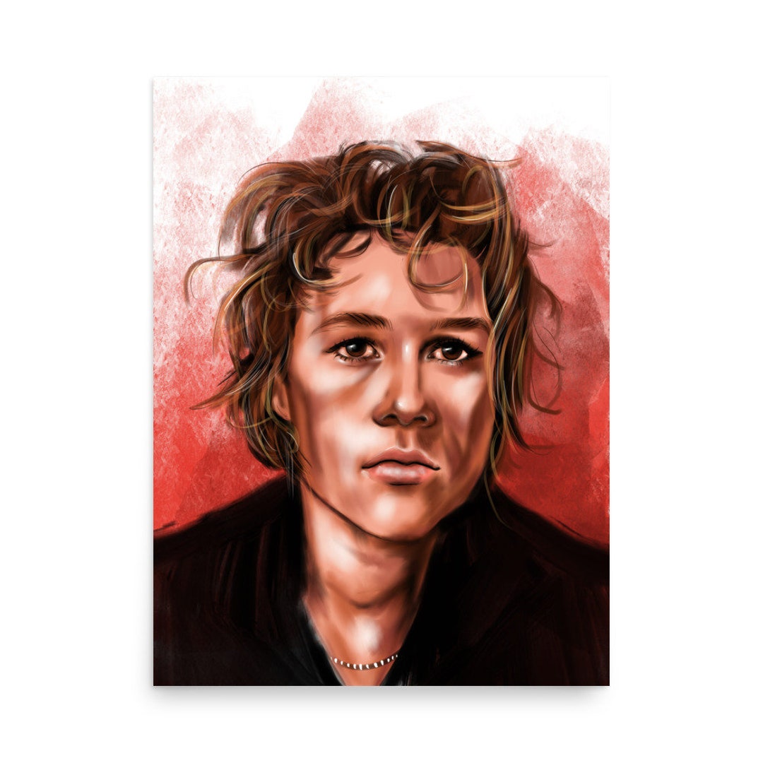 Heath Ledger, Art Print, Poster, Drawing, Painting, Illustration Etsy
