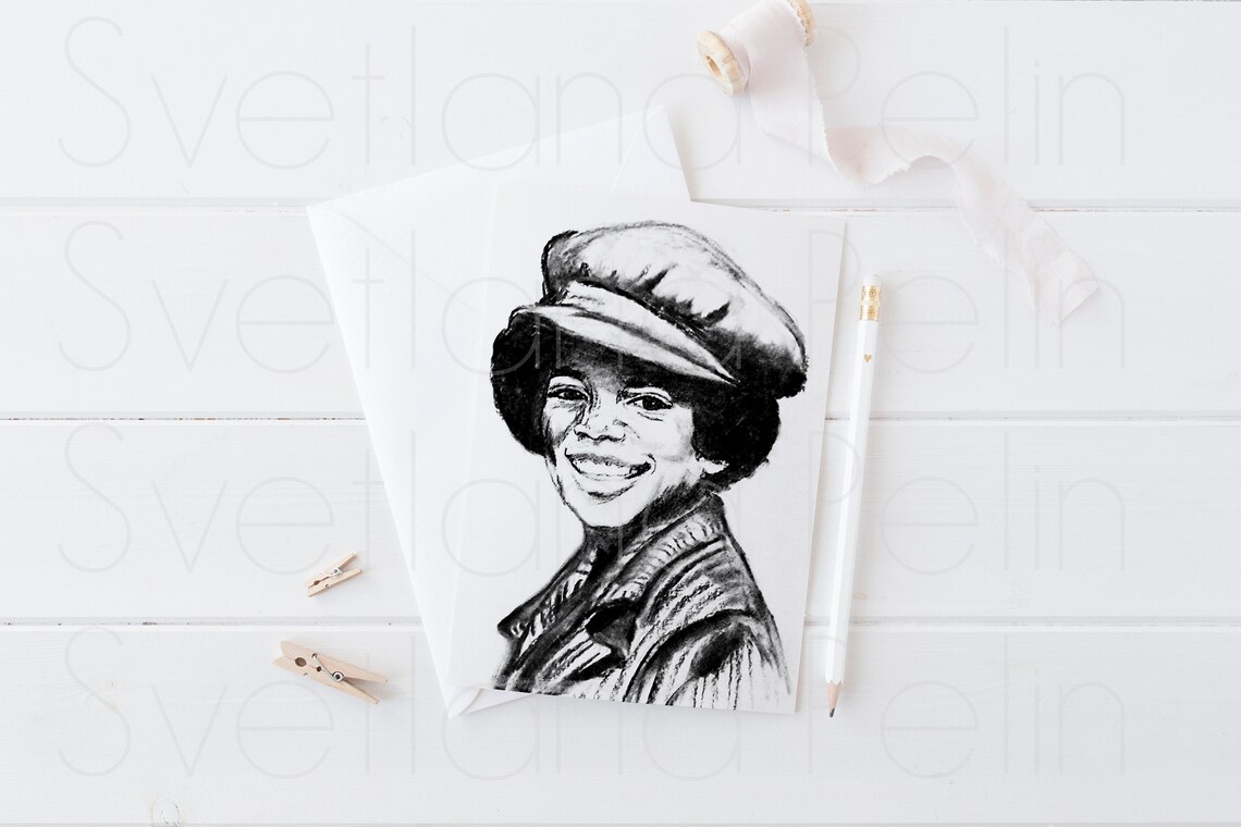 6 Printable Cards A6 Michael Jackson Singer Vocalist - Etsy