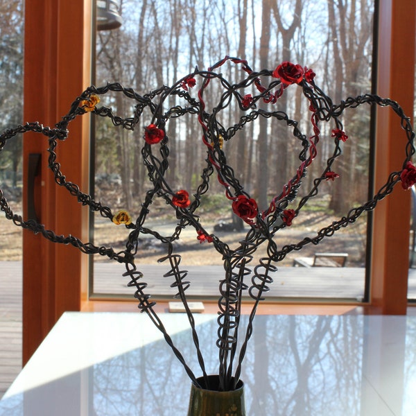 Wrapped wire heart - sold individually