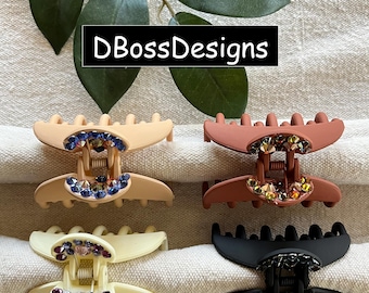 Fermaglio per capelli GRANDE ARTIGLIO #1- #4: strass di cristallo Swarovski