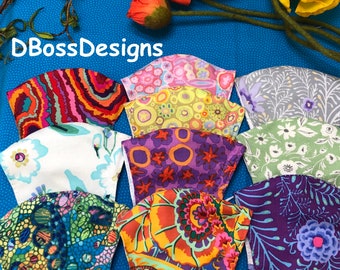 Cotton Face Mask with Filter Pocket: Washable, Reusable, Adjustable