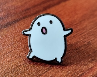 Warawara enamel pin - cute &quot;The Boy and the Heron&quot; Ghibli fan art