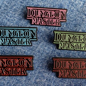 Stranger Things Dungeon Master Enamel Pin Choice of 5 colours image 7