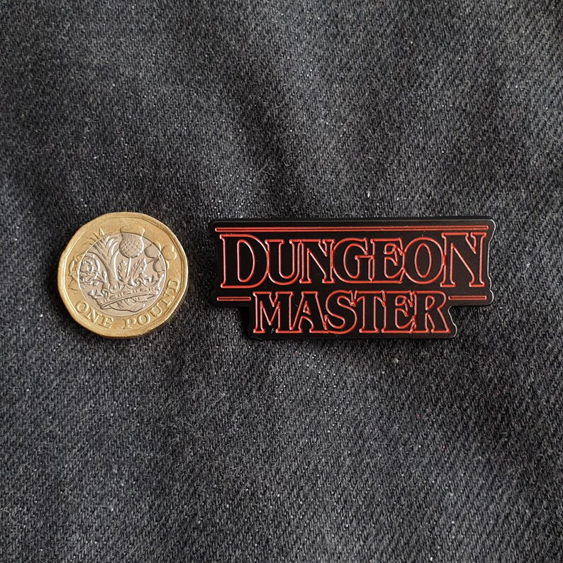 Stranger Things Dungeon Master Enamel Pin Choice of 5 colours image 8