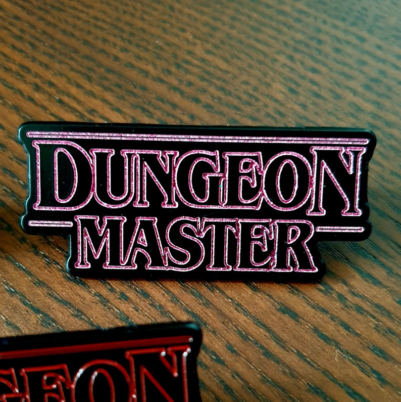 Stranger Things Dungeon Master Enamel Pin Choice of 5 colours image 4