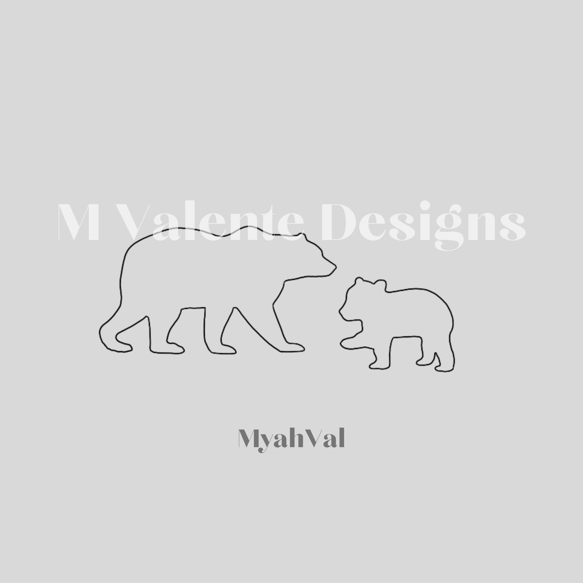 Bear Tattoo Tattoos Tattoo Designs Mother Daughter - Etsy