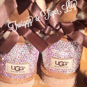 uggs with rhinestone bows