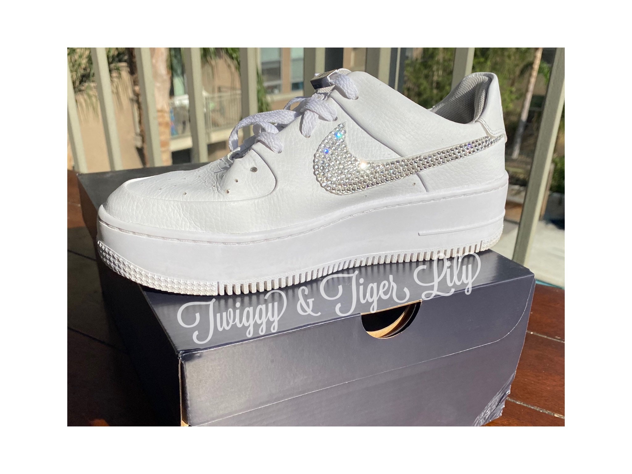 swarovski crystal nike air force 1