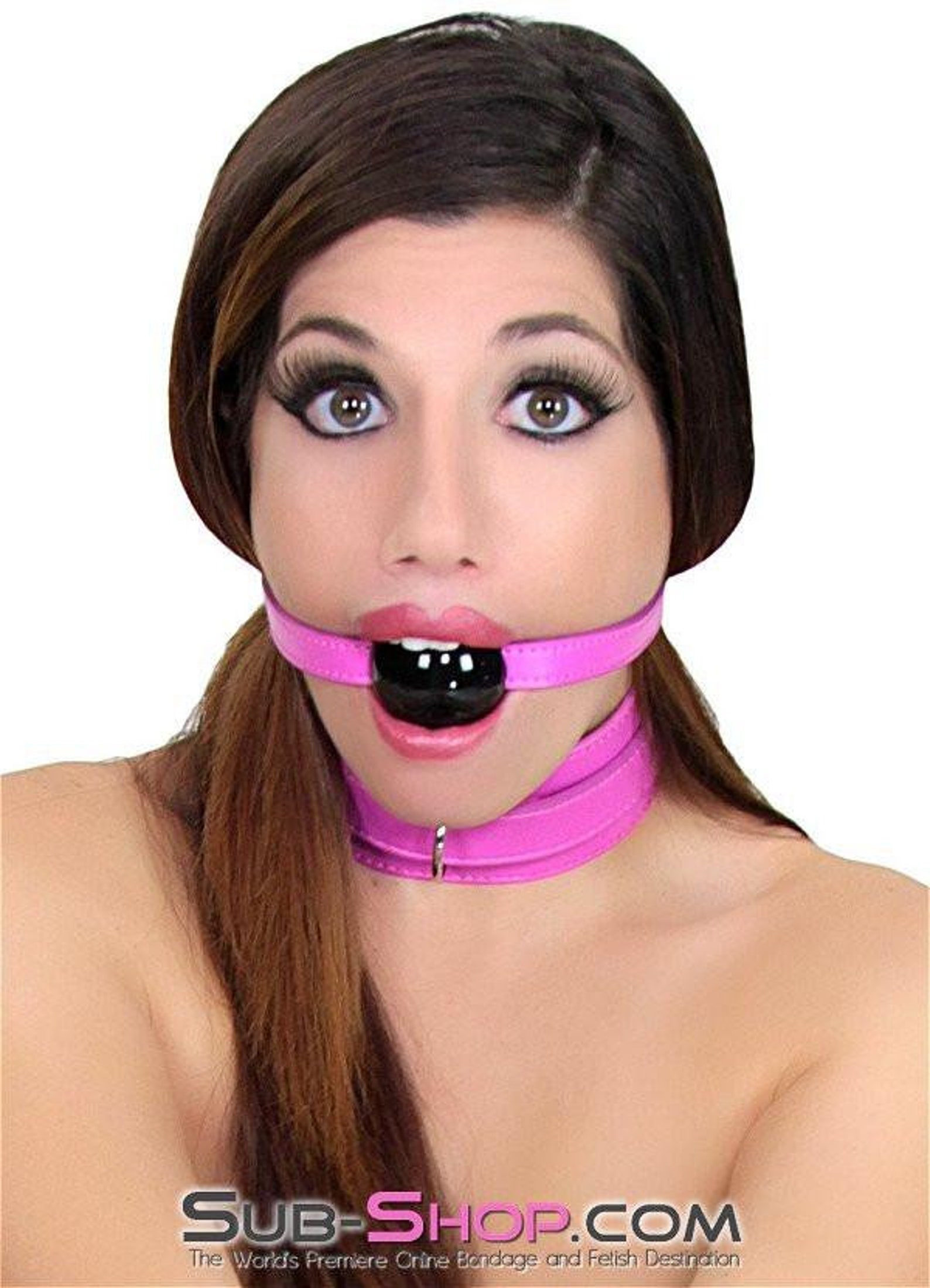 Hot Pink Beginner Ball Gag Strap Etsy