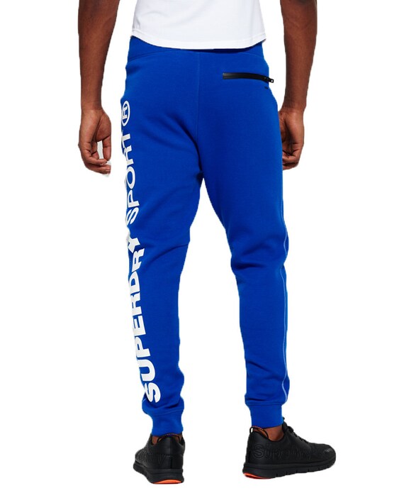 superdry mens gym tech slim joggers