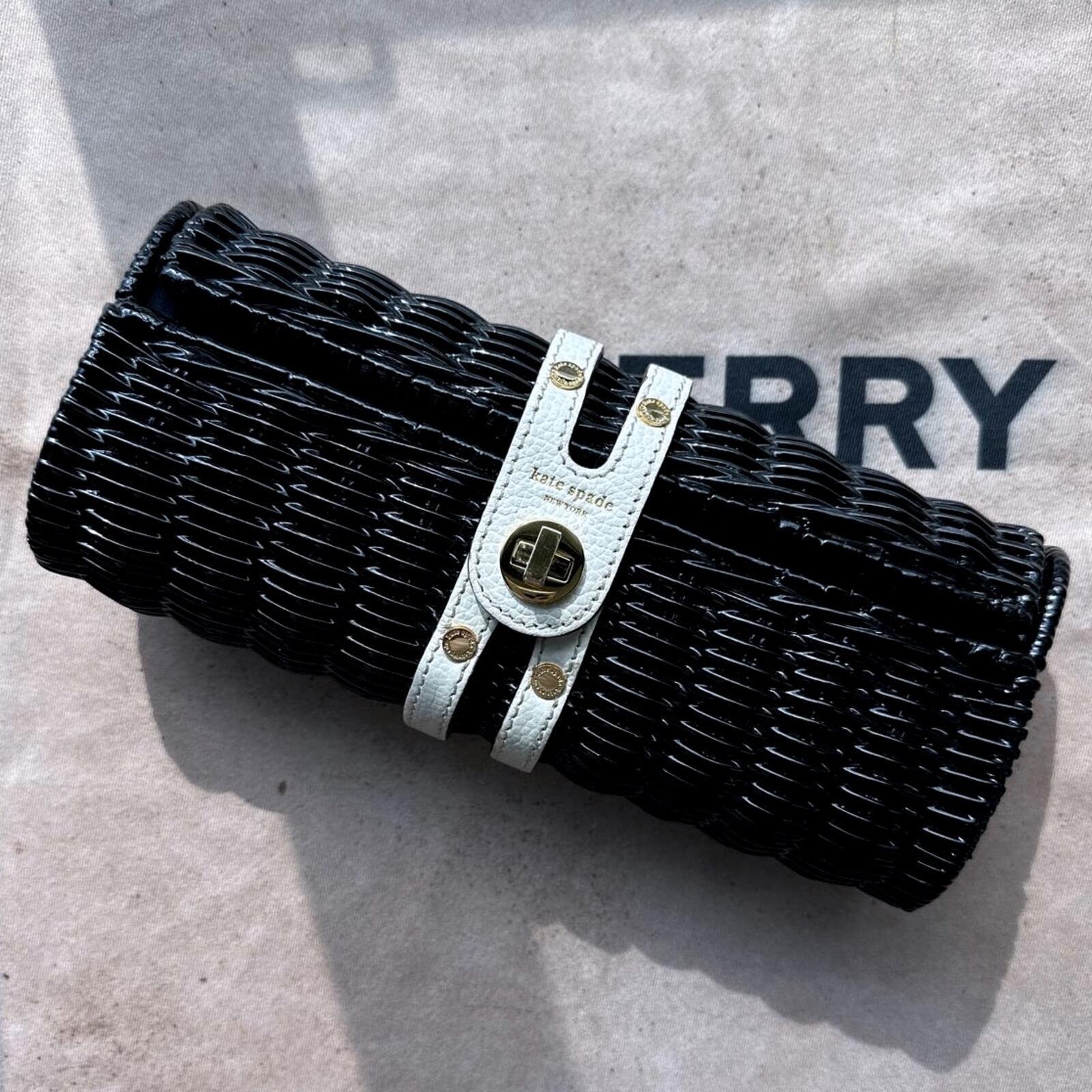 Kate Spade Woven Rattan Belt With Shell Clasp Natural NWT NWT Kate Spade woven belt sz M | Mercari main image 3