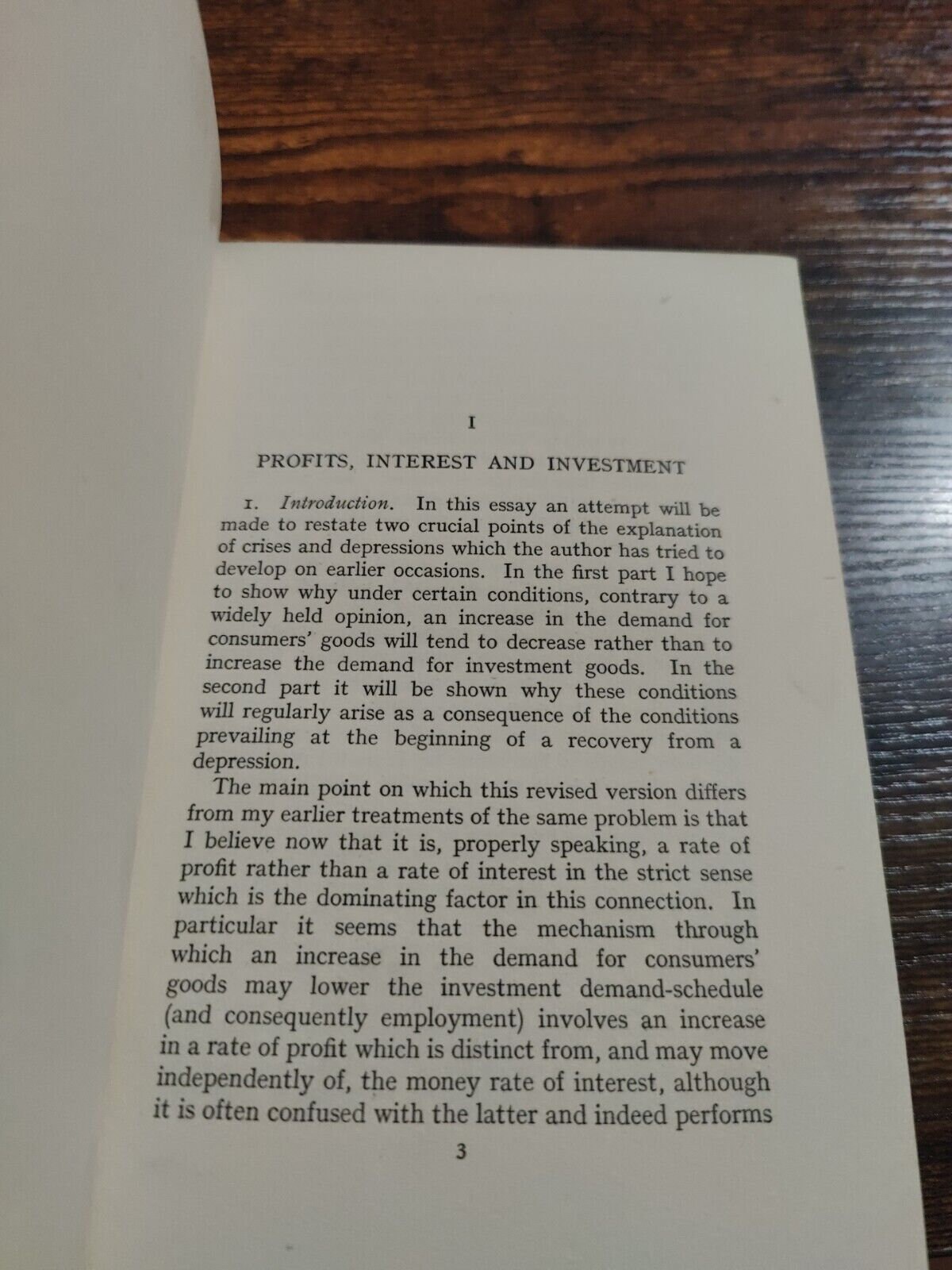 Profits, Interest, and Investment by Friedrich Von Hayek
