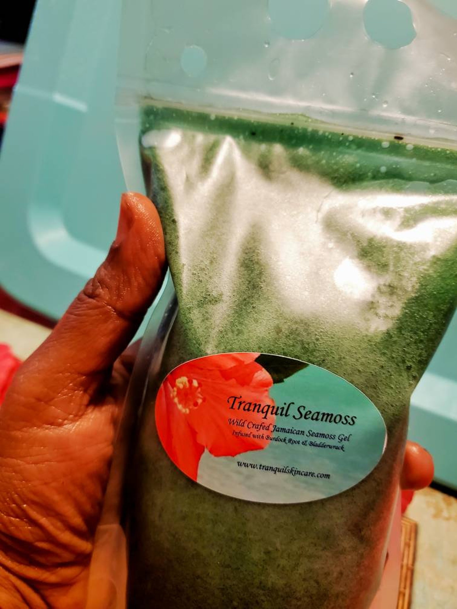 Spirulina Seamoss Gel 16 Oz Etsy