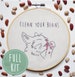 Cat Embroidery Kit / Beginner Embroidery Kit / Funny Embroidery Craft Gift / Easy DIY Embroidery Pattern for Beginners / Clean Your Beans 