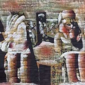 Ancient Egypt Papyrus Painting - Egyptian Papyrus Paper - Hand Painted papyrus
