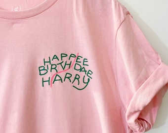 Happee Birthdae Harry T-shirt | Wizard Shirt | Minimalist shirt | Birthday Shirt