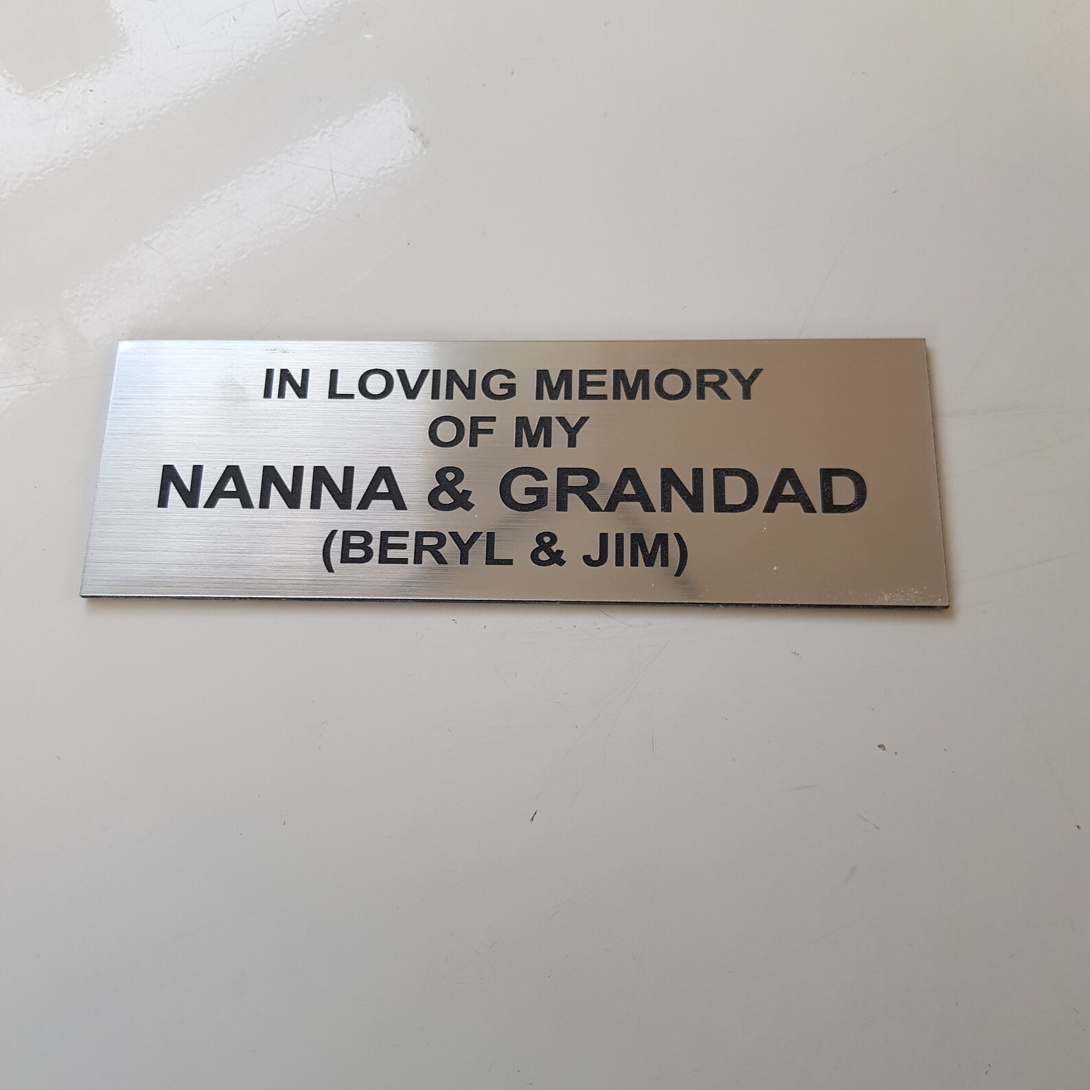 Personalised Engraved Bench Plaque 150 x 50mm Free Delivery Etsy