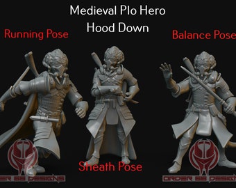 Medieval Plo Koon - Legion Scale - Warhammer - pathfinder - wargaming - DnD