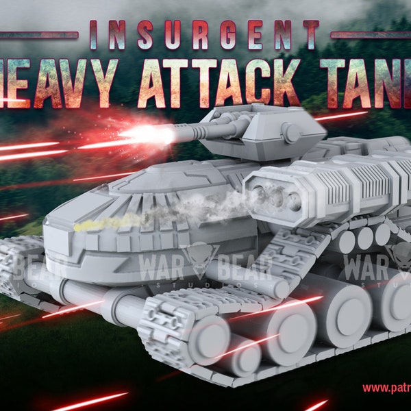 Insurgent Heavy Attack Tank - Legion Scale - Warbear Studios