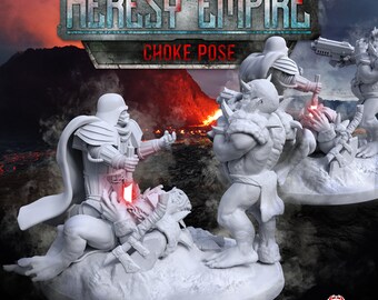 Heresy Empire - Dark Lord Hero - Choke Pose -  Legion Scale - Wargaming - Tabletop