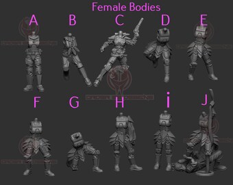 Build your own FEMALE Bounty Hunter - Legion Scale