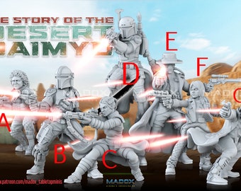 Desert Daimyo Collection - Legion Scale - Madox 3D