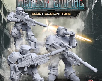 Heresy Empire - Scout Eliminators - Legion Scale - Wargaming - Tabletop