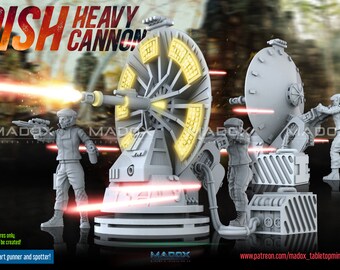 Dish Heavy Turret - Legion Scale - Madox 3D