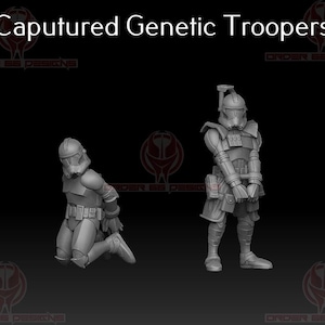 Captured Genetic Troopers - Legion Scale