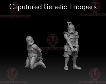 Captured Genetic Troopers - Legion Scale