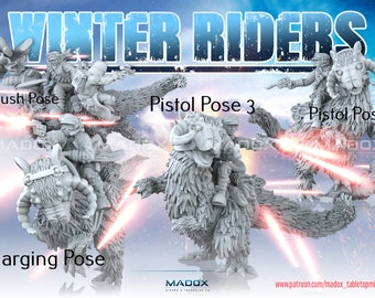 Winter Riders - Heroes - Troopers - Legion Scale - Madox 3D