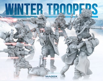 Winter Troopers Unipart or Multipart options - Madox 3D