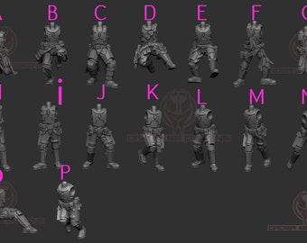 Build Your Own MALE Bounty Hunter! Legion Scale.