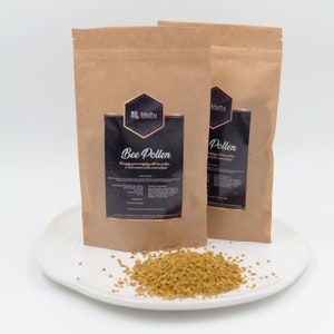 Raw Bee Pollen Granules | 2025 Harvest Superfood from Lithuania | Natural Organic Bee Product | No Additives | Fresh Whole Pollen