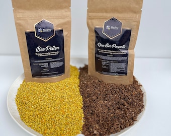 Raw Bee Propolis & Bee Pollen 2026 Set: Natural Superfood Supplement