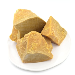 Bloques de cera de abejas orgánica pura / cera de abejas amarilla natural de apicultor local / cosecha 2024 / 14 oz (0,88 libras / 400 g)
