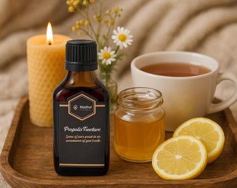 Tintura de propóleo natural - 1 oz (50 ml) / Cosecha 2026