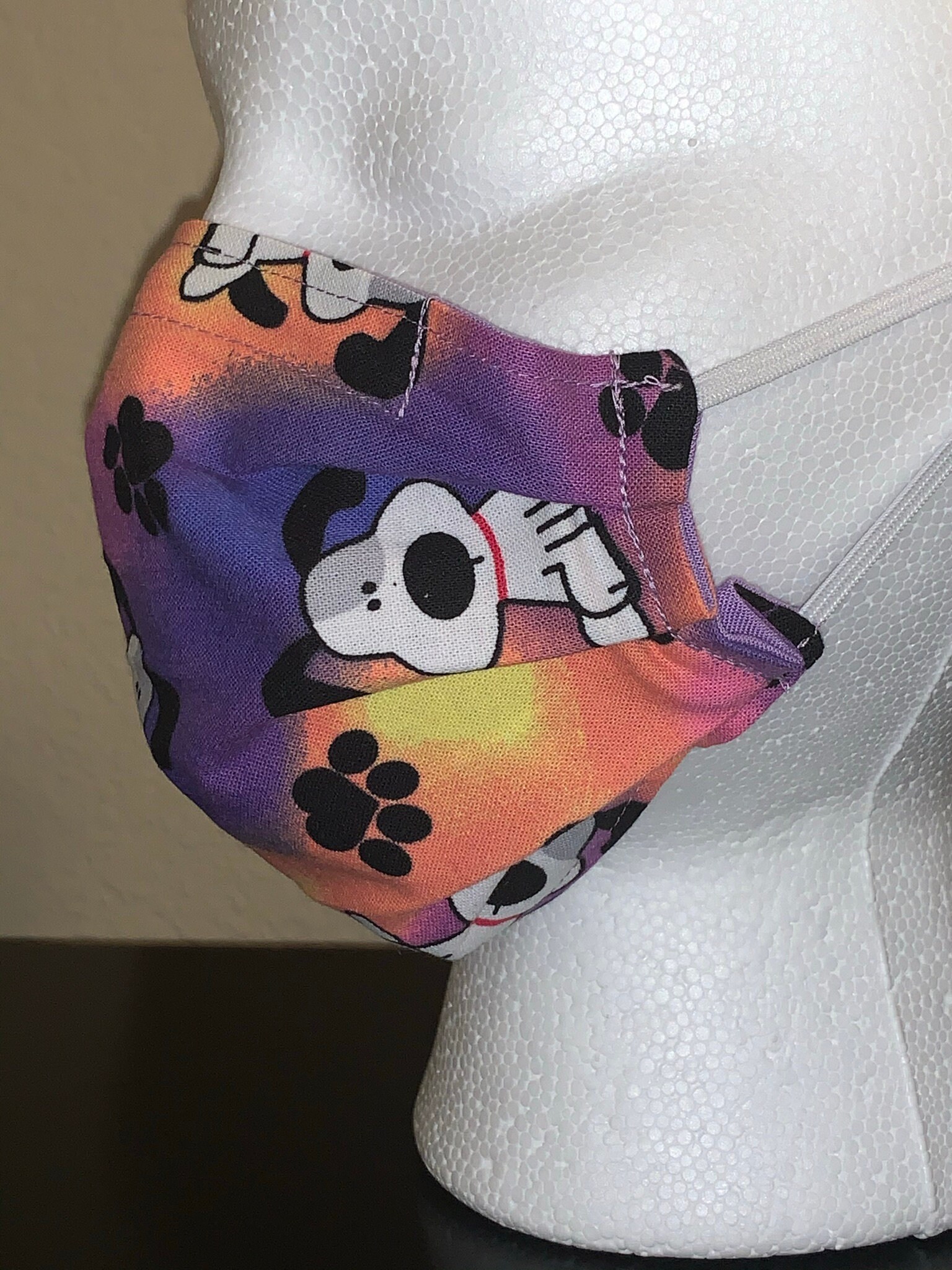 Doggies Face Mask Dogs Face Mask Puppies 100 Cotton Kids Etsy