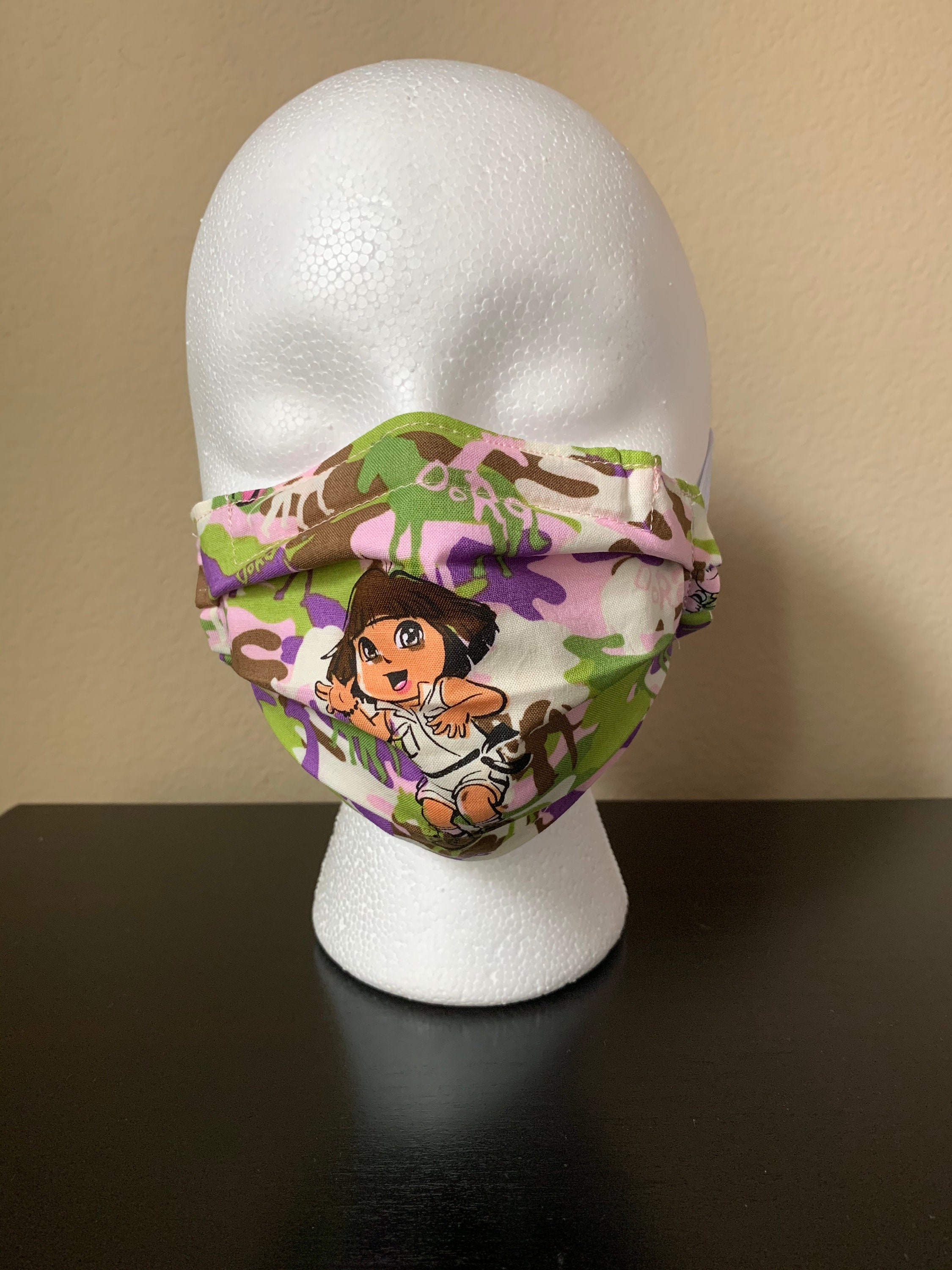 Dora Face Mask Childrens Face Mask Dora the Explorer Dora Etsy