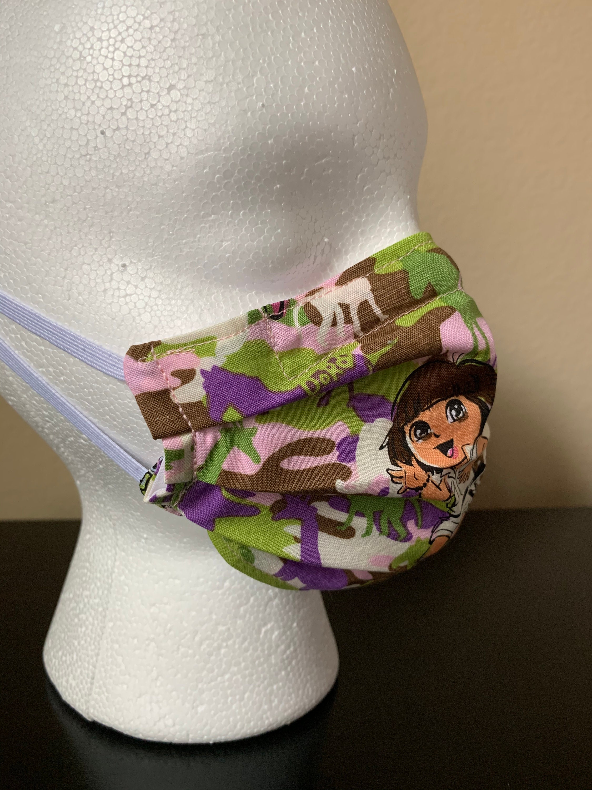 Dora Face Mask Childrens Face Mask Dora the Explorer Dora Etsy