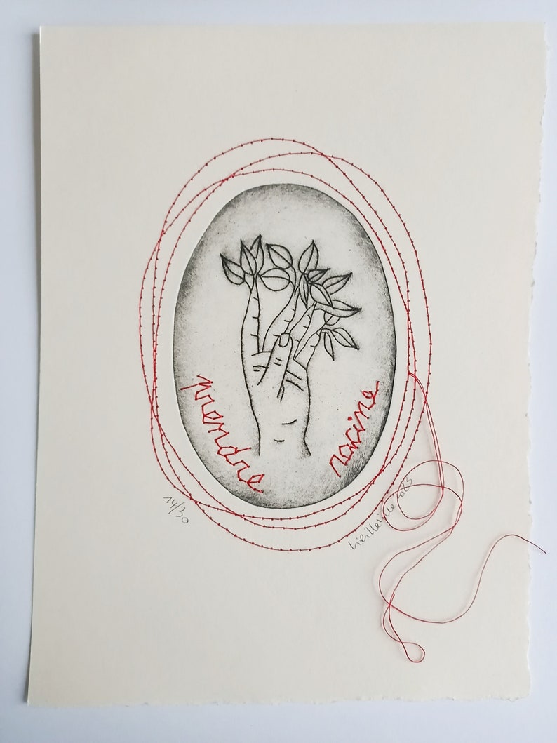 Take root, engraving image 3