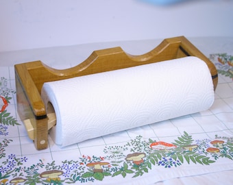 Oak Kitchen paper roll holder Nr.05