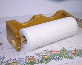 Oak Kitchen paper roll holder Nr.03