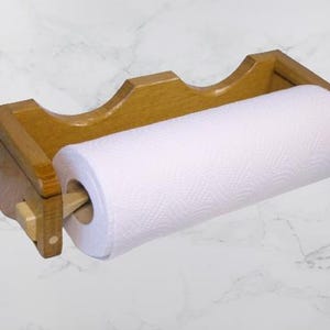 Oak Kitchen paper roll holder Nr.03