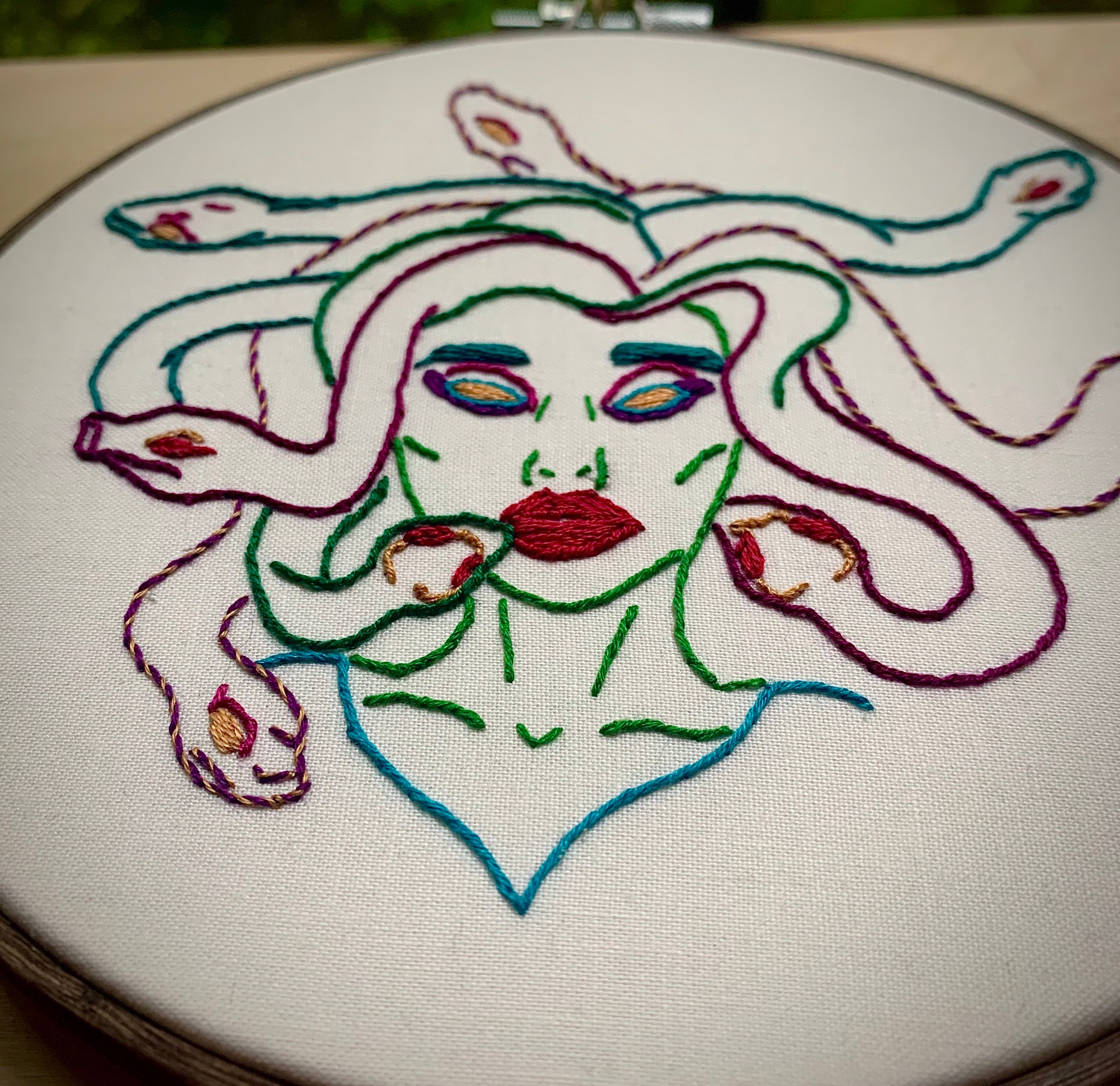 Medusa Embroidery