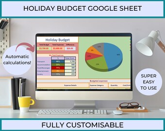 Urlaubsbudget Google Blatt – Automatischer Reisekosten-Tracker (Digitaler Download)