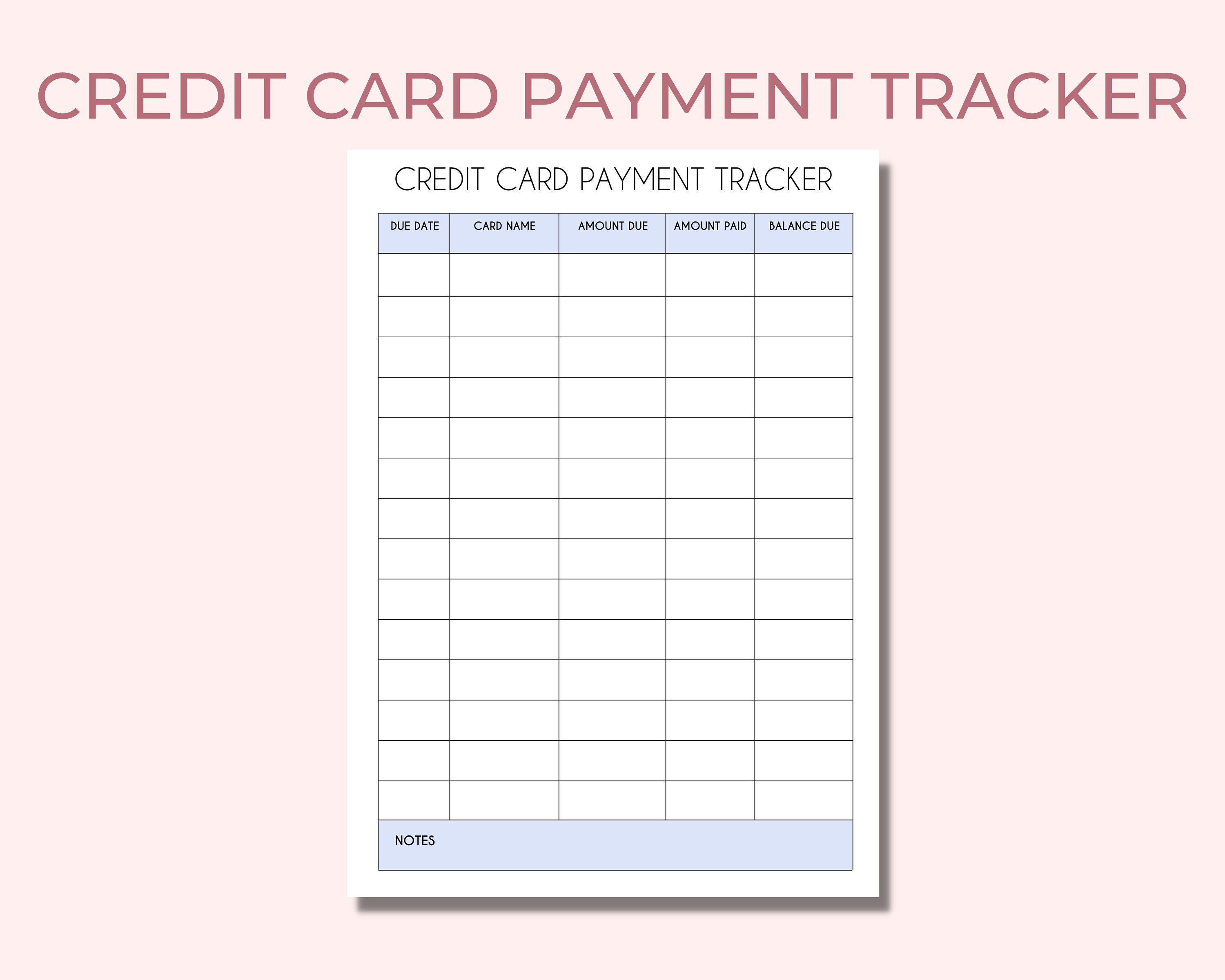 Credit Card Payment Tracker Debt Payment Tracker for Goodnotes Planner Credit Card Payment Tracker Debt Payment Tracker for Goodnotes Planner