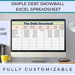 Debt Repayment Strategy, Fast Payoff Plan, Debt Snowball Spreadsheet Tracker, Debt Payoff Tracker,  Debt Snowball Calculator, Debt Tracker,
