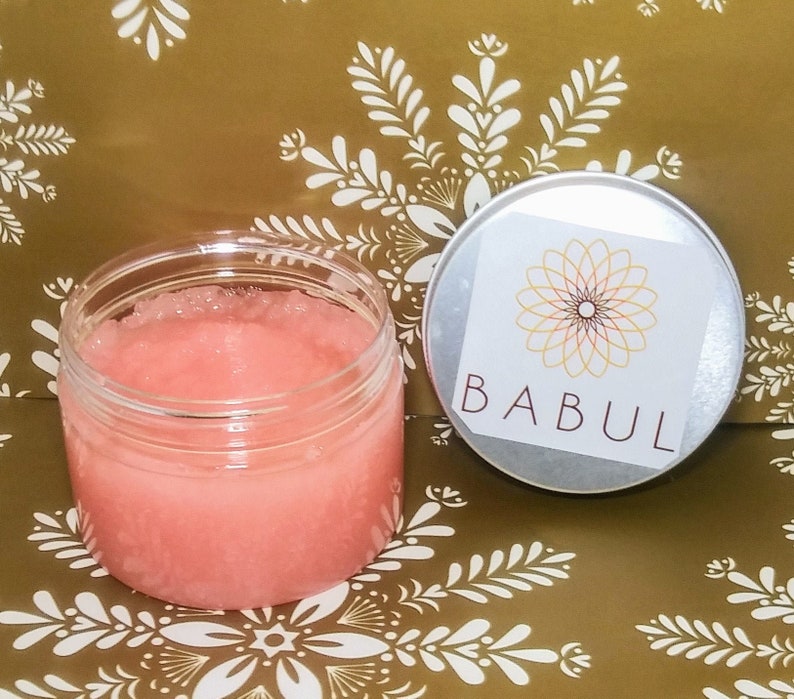 Exfoliating Body Scrub / Instant Manicure and Pedicure / from Etsy